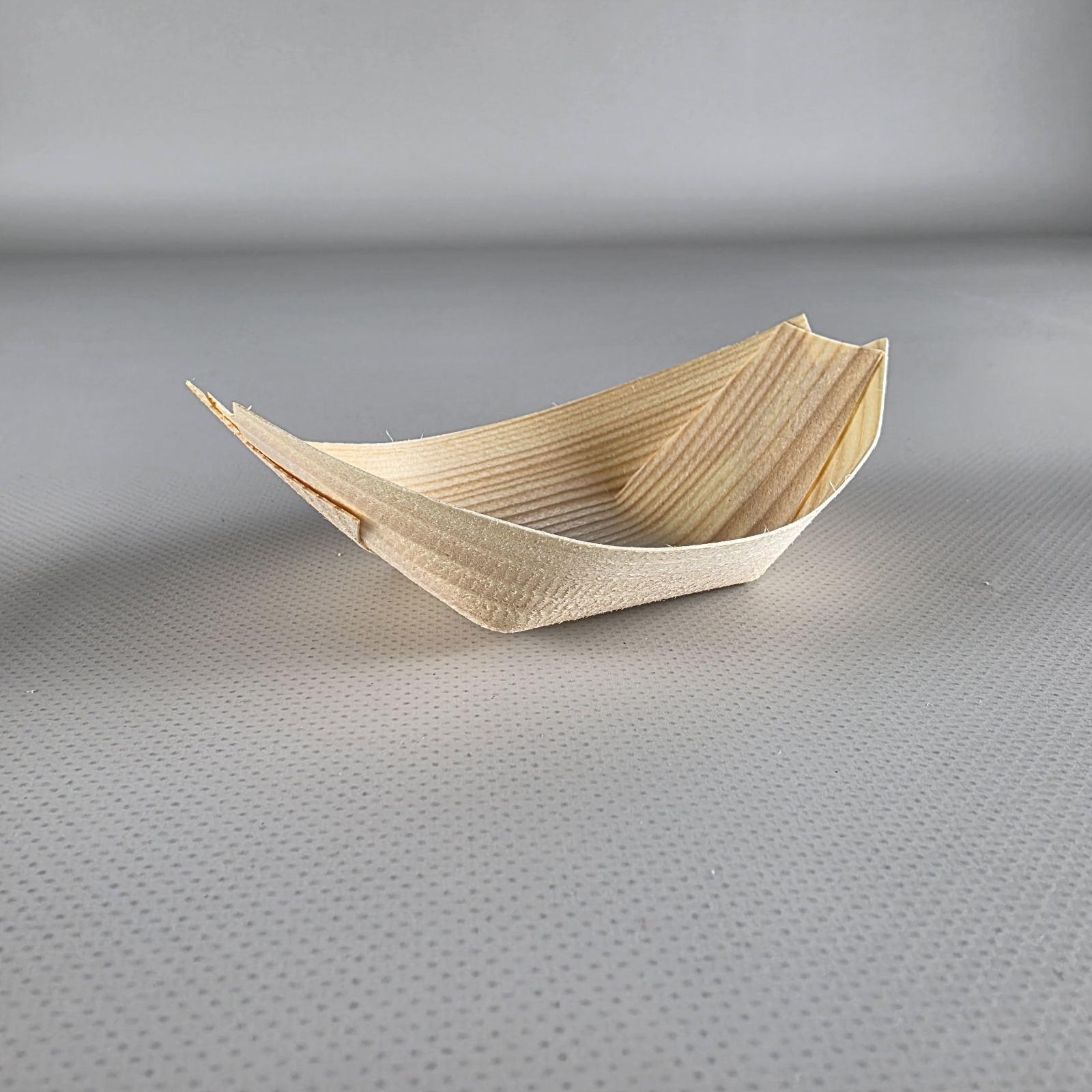 Тарелка-лодочка(4) Бамбук 102х65мм h18мм (100) (100 шт) Тарелка-лодочка(4) Бамбук 102х65мм h18мм (100) (100 шт)