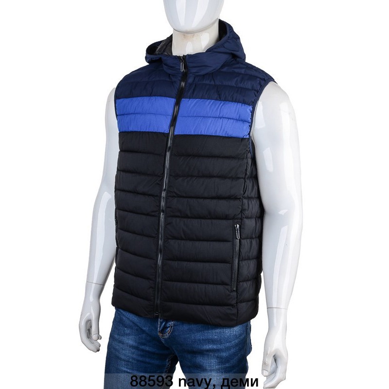 Мужской жилет. Размеры 46-56. Наполнитель синтепон. Ткань плащевка. (В уп. 5 штук одного цвета) Мужской жилет. Размеры 46-56. Наполнитель синтепон. Ткань плащевка. (В уп. 5 штук одного цвета)