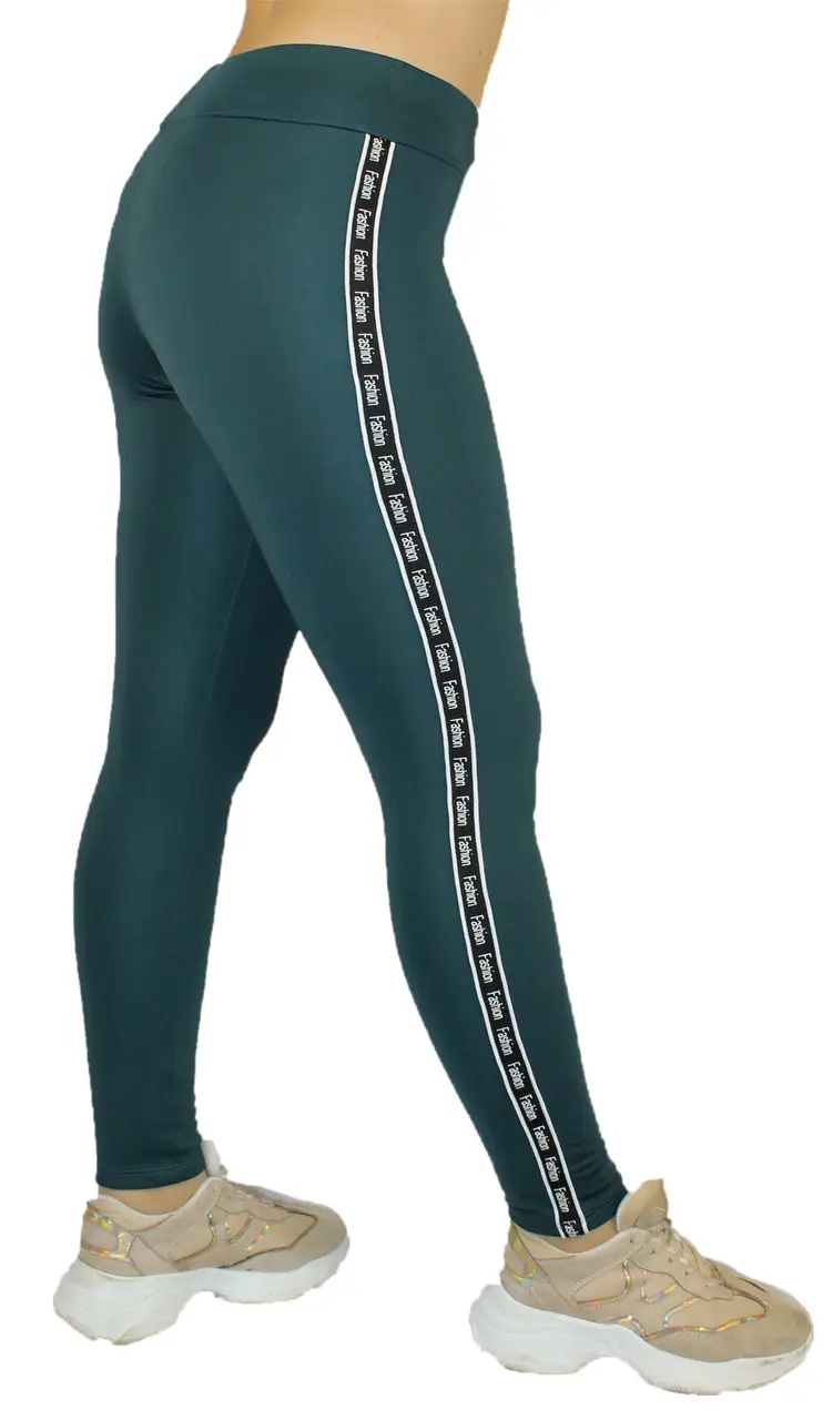 Женские лосины дайвинг на флисе. Р. 44,46,48 (зеленые, черные) Женские лосины дайвинг на флисе. Р. 44,46,48 (зеленые, черные)