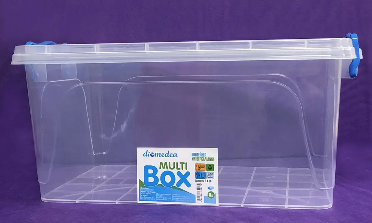 Контейнер универсальный пищевой 8 л, MULTI BOX A-38 Контейнер универсальный пищевой 8 л, MULTI BOX A-38