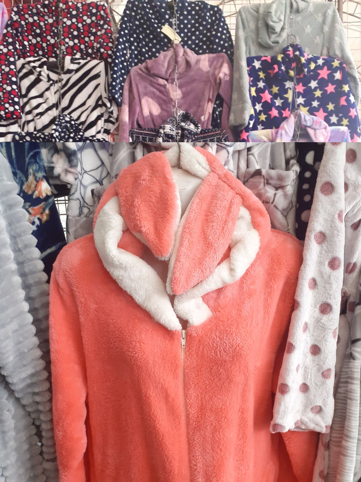 Халат махровый на молнии с капюшоном. размер 40-52 Халат махровый на молнии с капюшоном. размер 40-52