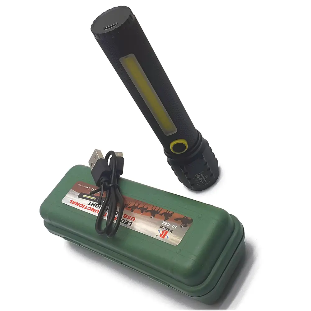 LED фонарь ручной MULTIFUNCTIONAL FLASHLIGHT Micro USB карманный 2 в 1 XPE+COB.light 8133 / BL-C62 LED фонарь ручной MULTIFUNCTIONAL FLASHLIGHT Micro USB карманный 2 в 1 XPE+COB.light 8133 / BL-C62