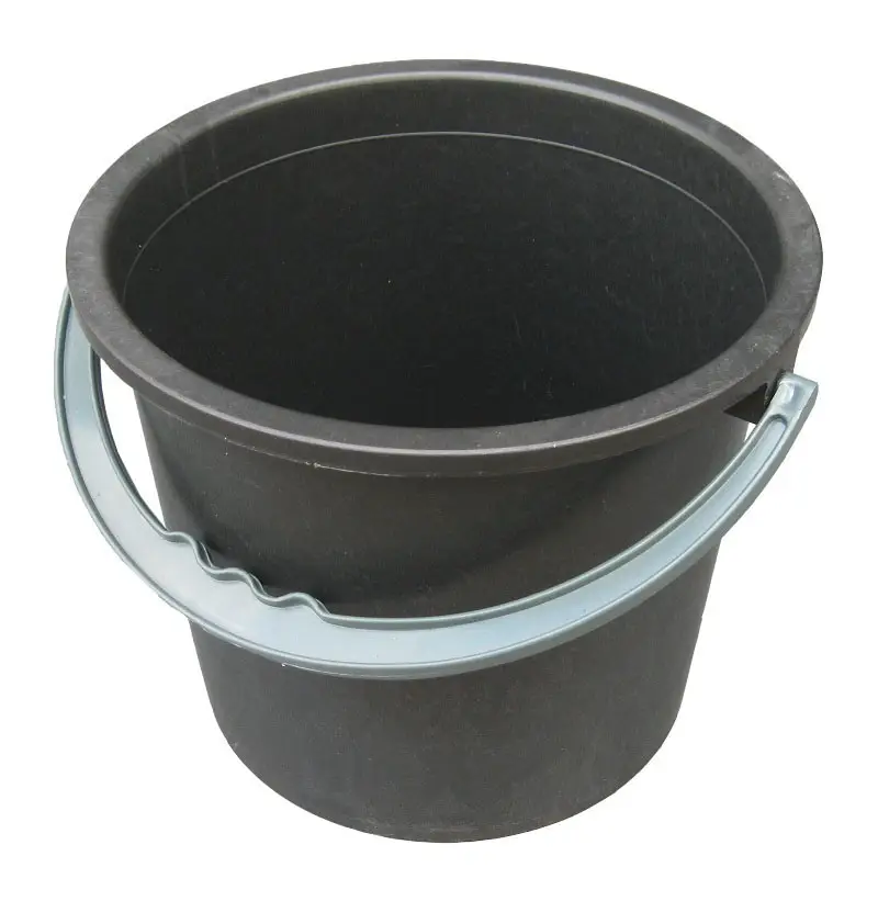 Ведро пластиковое 8 литров черное "Юнипласт" Ведро пластиковое 8 литров черное "Юнипласт"