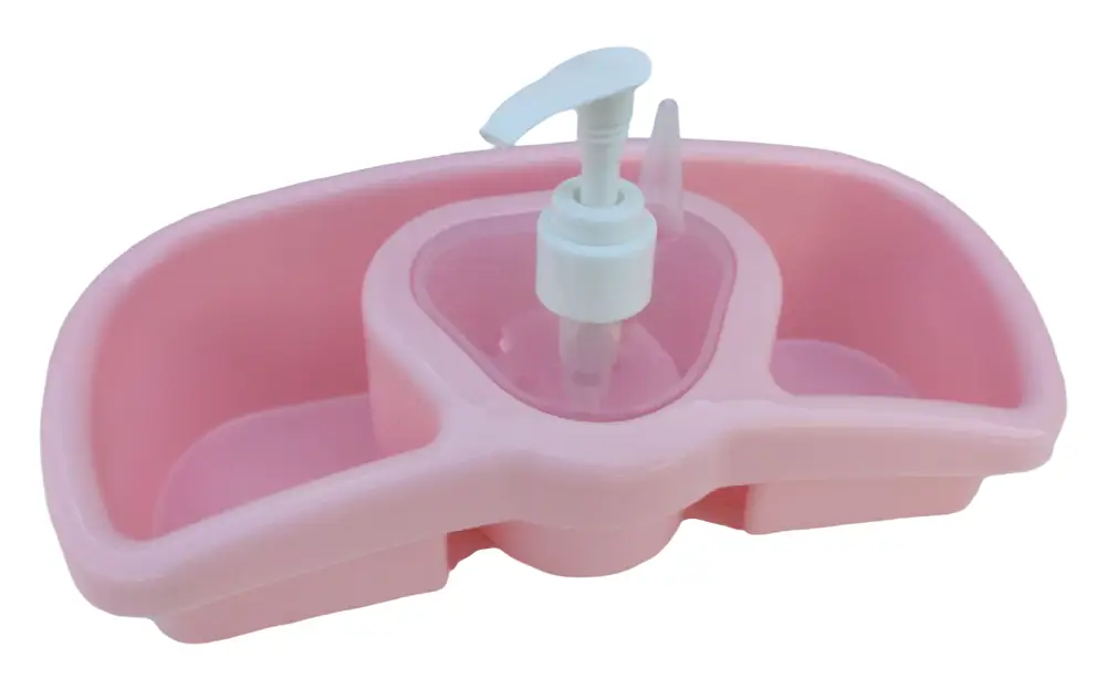 Подставка для моющих и мочалок с дозатором Подставка для моющих и мочалок с дозатором