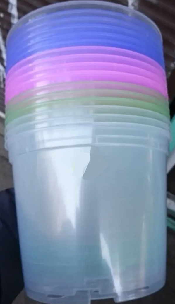 Вазон дренажный 19*15см, прозрачный Вазон дренажный 19*15см, прозрачный