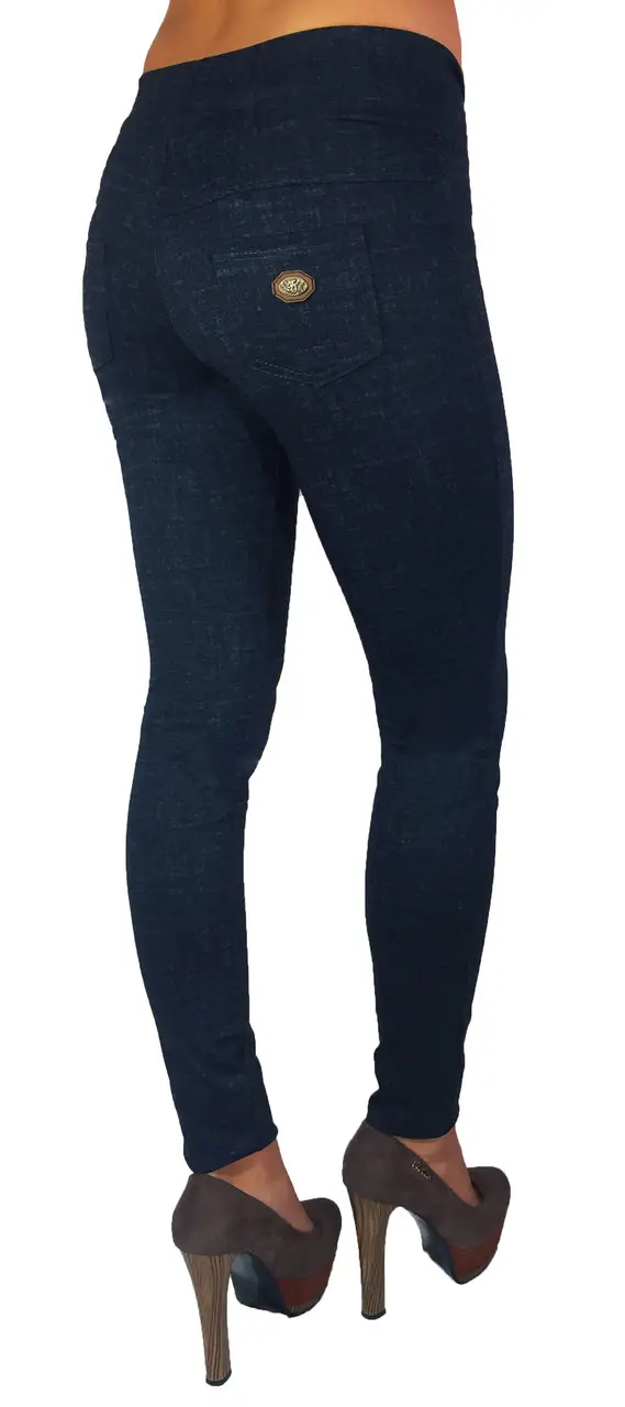 Брючные лосины трикотаж синие, Брючные лосины трикотаж синие,