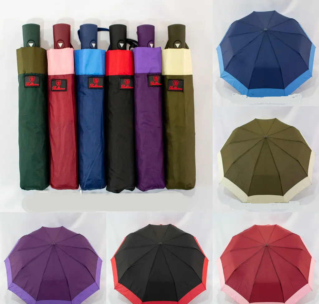 Зонтик полуавтомат, на 10 спиц "анти-ветер", 19308 Венгрия Зонтик полуавтомат, на 10 спиц "анти-ветер", 19308 Венгрия