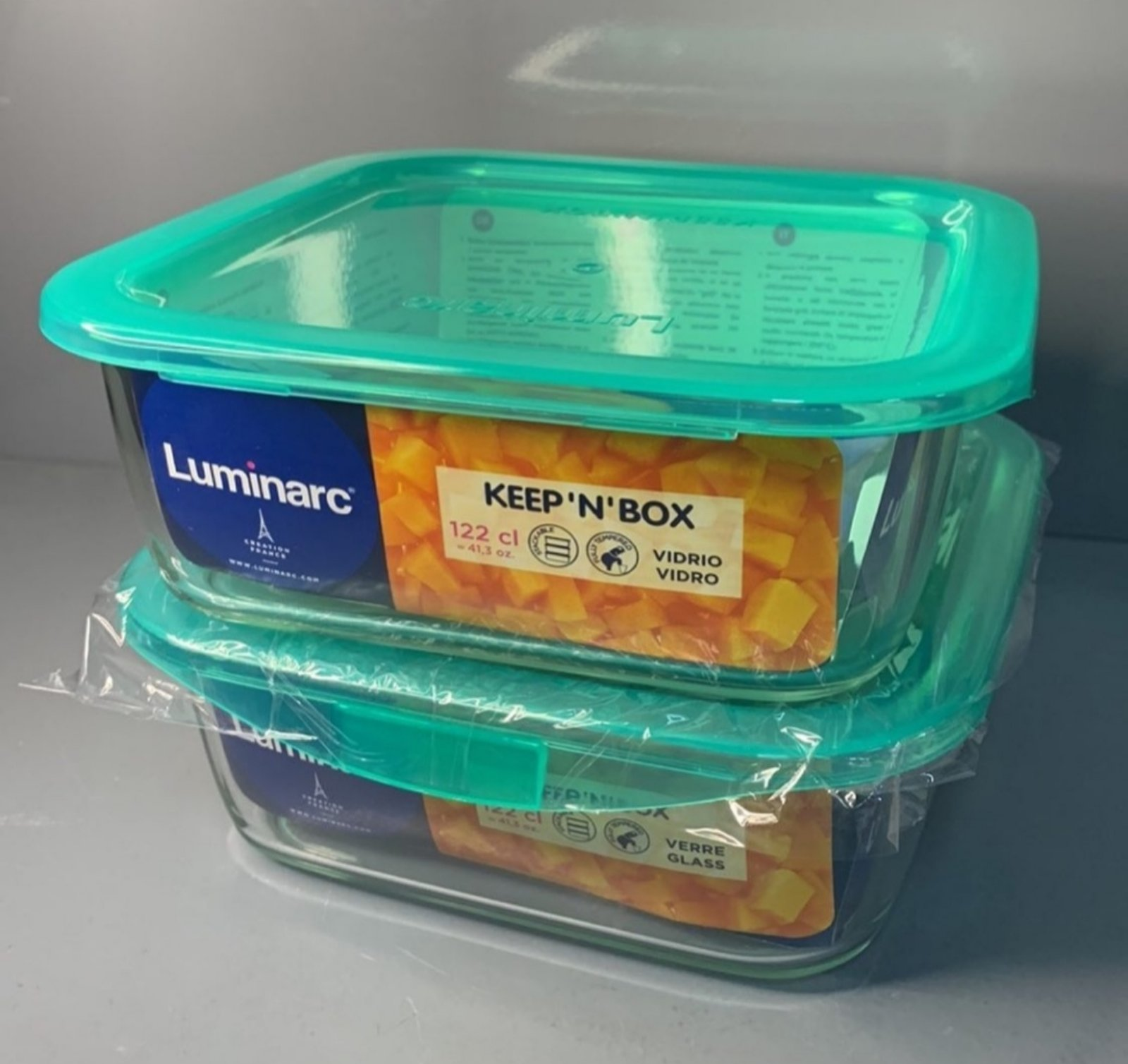 Контейнер Luminarc прямоугольный с крышкой (1970мл) Контейнер Luminarc прямоугольный с крышкой (1970мл)