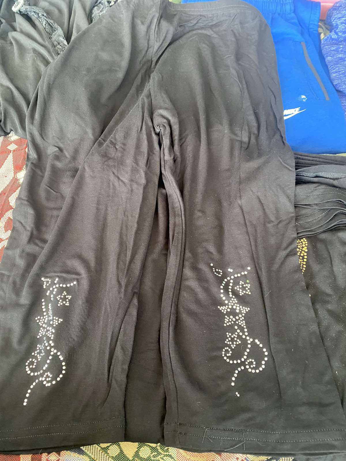 Бриджи вискоза однотонные с камнями, размер Норма 44-50 Бриджи вискоза однотонные с камнями, размер Норма 44-50