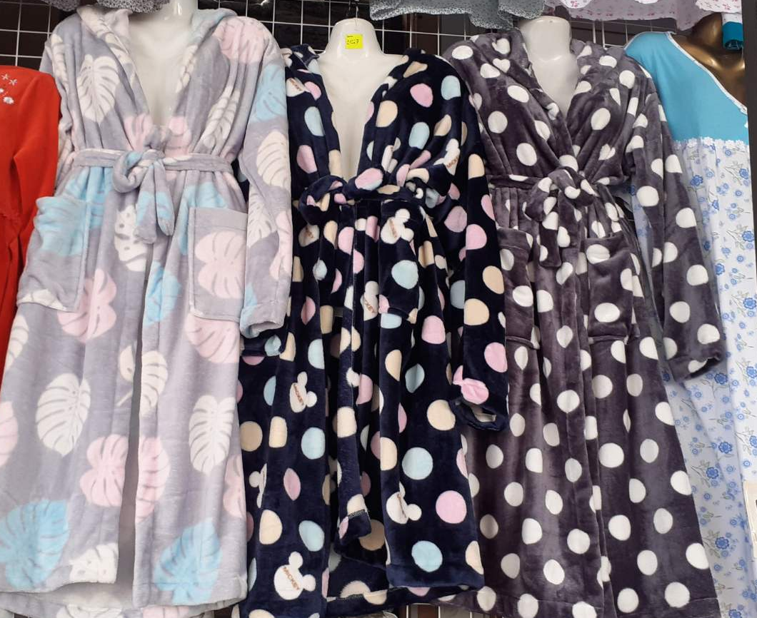 Махровый женский халат L-2XL Махровый женский халат L-2XL