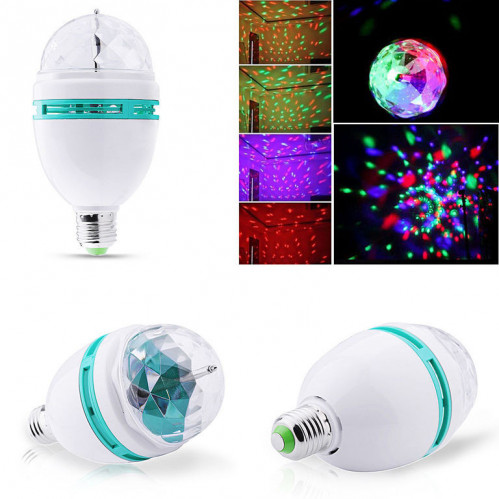 Диско лампа светодиодная с патроном вращающаяся, 26439 Диско лампа светодиодная с патроном вращающаяся, 26439