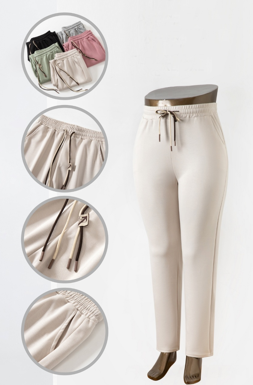 Штани жіночі Ioosoo, різні кольори, прямі напівбатальні р.3XL-6XL Штани жіночі Ioosoo, різні кольори, прямі напівбатальні р.3XL-6XL