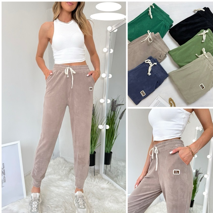 Штани жіночі Ioosoo, різні кольори, велюр, норма р.S-3XL Штани жіночі Ioosoo, різні кольори, велюр, норма р.S-3XL