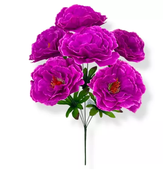 Искусственные цветы букет пионы Шарм, 55см Искусственные цветы букет пионы Шарм, 55см