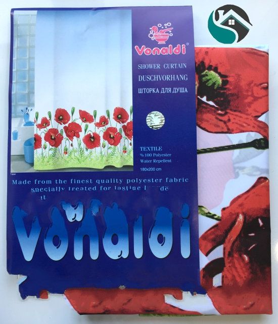 Шторка для ванной комнаты Vonaldi (Турция) 180х200 см Шторка для ванной комнаты Vonaldi (Турция) 180х200 см