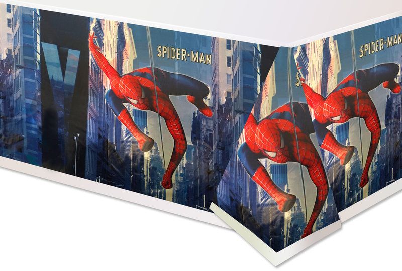 Скатерть полиэтиленовая с рисунком " Человек Паук" 180x110 см Скатерть полиэтиленовая с рисунком " Человек Паук" 180x110 см