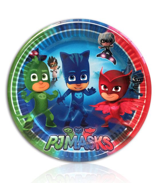 Тарелки бумажные детские одноразовые "Герои в масках" 18 см. 10 шт./уп. Тарелки бумажные детские одноразовые "Герои в масках" 18 см. 10 шт./уп.
