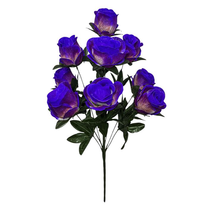 Искусственные цветы букет бутоны роз пузатые, 61см