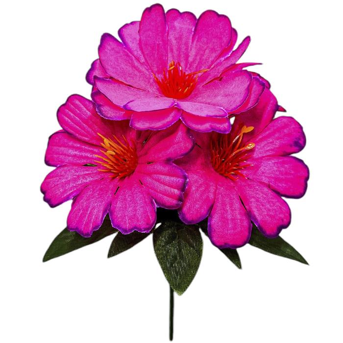 Искусственные цветы букет бордюрный герберы, 20см