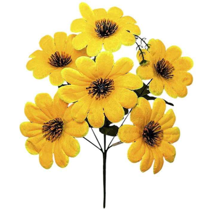 Искусственные цветы букет крокусы Весенний звон, 35см