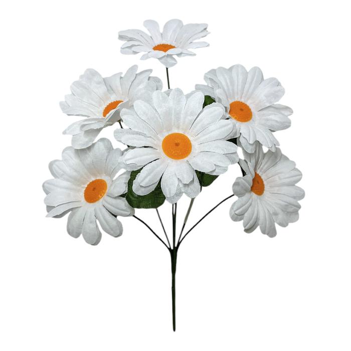 Искусственные цветы букет ромашки Надежда 33см