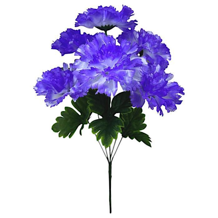 Искусственные цветы букет гвоздики, 50см