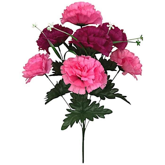 Искусственные цветы букет гвоздики Дуэт, 48см Искусственные цветы букет гвоздики Дуэт, 48см