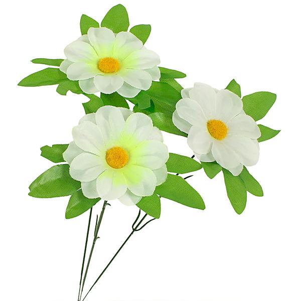 Ромашка на зеленом листке, 31см