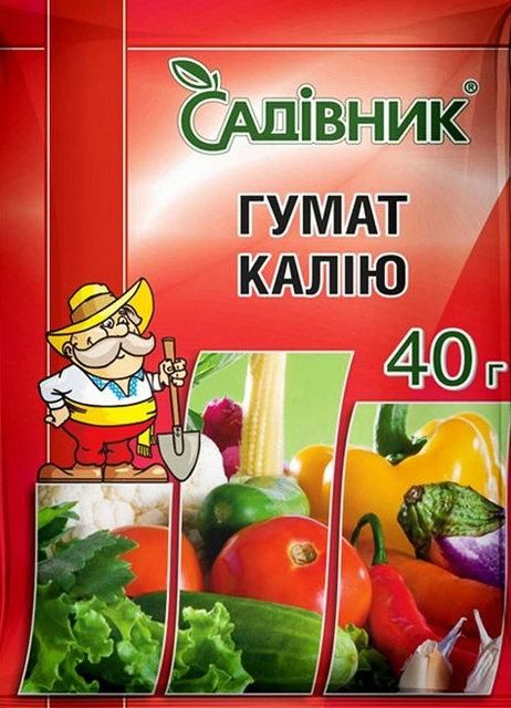 Удобрение Гумат Калия, 40 г Удобрение Гумат Калия, 40 г