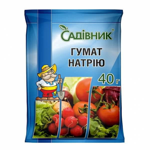 Удобрение Гумат Натрия, 40 г Удобрение Гумат Натрия, 40 г