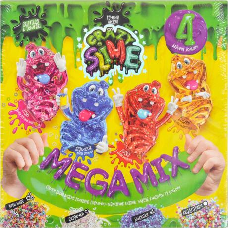 Набор для проведения опытов "Crazy Slime 4в1" SLM-03-01U,02U Набор для проведения опытов "Crazy Slime 4в1" SLM-03-01U,02U