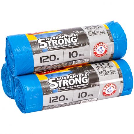 Пакет для мусора прочный 70х110 120л 10 штук TM STARK Пакет для мусора прочный 70х110 120л 10 штук TM STARK