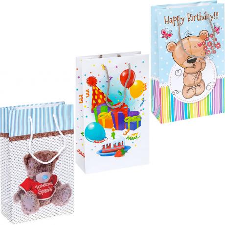 Пакет кольоровий середній Дитячий 27х16х7 см 3018 Пакет кольоровий середній Дитячий 27х16х7 см 3018