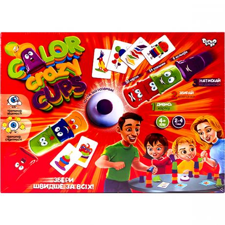 Настільна розважальна гра Color Crazy Cups УКР CCC-01-01U Настільна розважальна гра Color Crazy Cups УКР CCC-01-01U