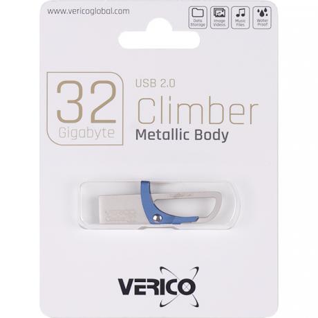 Флешка Verico USB 32Gb Climber Blue 1UDOV-RFBE33-NN 603181 Флешка Verico USB 32Gb Climber Blue 1UDOV-RFBE33-NN 603181