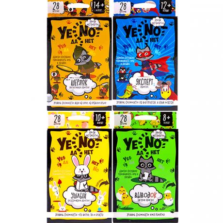 Карточная игра "YENOT ДаНетки" рус. YEN-01-01U Карточная игра "YENOT ДаНетки" рус. YEN-01-01U