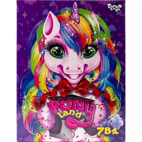 Креативное творчество Pony Land 7 в 1 рус PL-01-01/ДТ-ОО-09299 Креативное творчество Pony Land 7 в 1 рус PL-01-01/ДТ-ОО-09299
