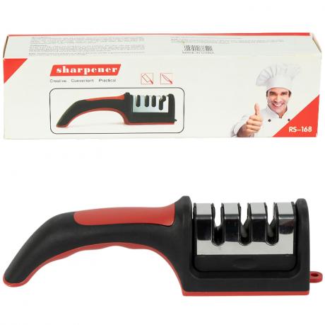 Точилка для ножів 20*4,5*5см кухонна ручна 2484-4 Точилка для ножів 20*4,5*5см кухонна ручна 2484-4