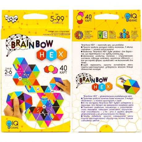 Настільна гра Brainbow HEX укр/рус G-BRH-01-01/ДТ-МН-14-62 Настільна гра Brainbow HEX укр/рус G-BRH-01-01/ДТ-МН-14-62