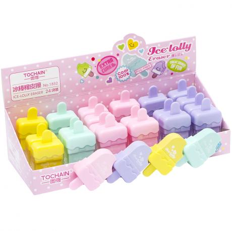 Гумка кольорова 1852А у футлярі Морозиво Гумка кольорова 1852А у футлярі Морозиво