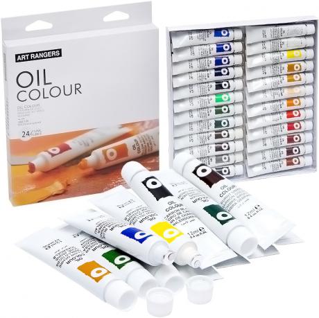 Фарби 12 мл Art Ranger 24 кольори Oil EO2412 Фарби 12 мл Art Ranger 24 кольори Oil EO2412