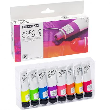 Фарби 22мл Art Ranger 8 кольорів Acryliс NEON FEA0822-N Фарби 22мл Art Ranger 8 кольорів Acryliс NEON FEA0822-N