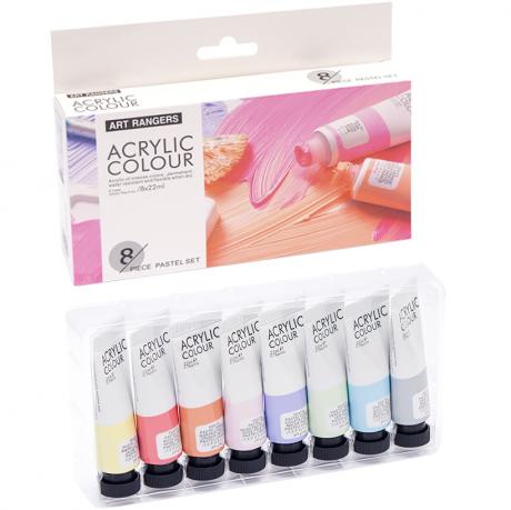 Фарби 22мл Art Ranger 8 кольорів Acryliс pastel FEA0822-P Фарби 22мл Art Ranger 8 кольорів Acryliс pastel FEA0822-P