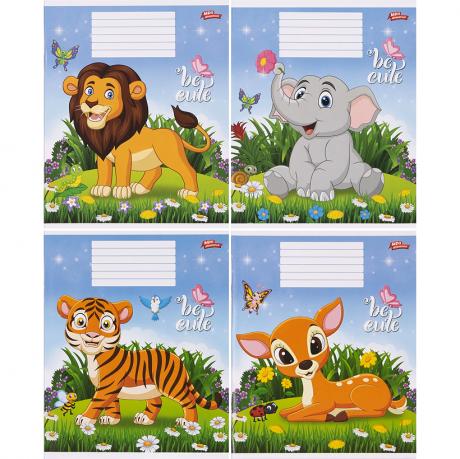 Тетрадь цветная 12 листов, линия 3307 N Тетрадь цветная 12 листов, линия 3307 N