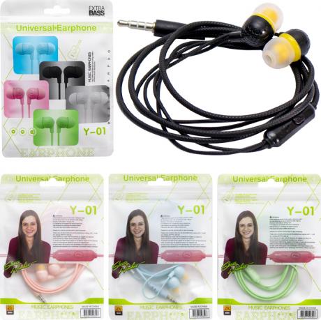Навушники вакуумні Y-01 Навушники вакуумні Y-01