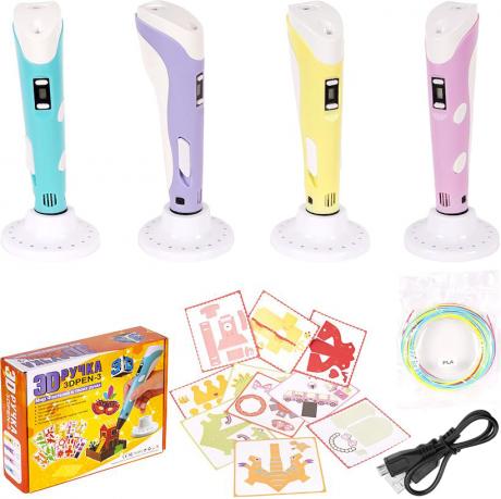 3D Ручка - 3 NEW с трафаретами DX008 USB 3D Ручка - 3 NEW с трафаретами DX008 USB