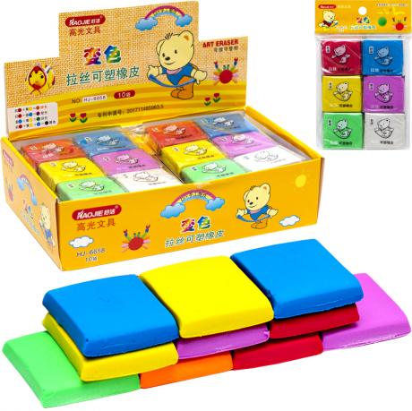 Набор эластичных резинок 6шт(клячка) HJ-6658 для художественных работ Набор эластичных резинок 6шт(клячка) HJ-6658 для художественных работ