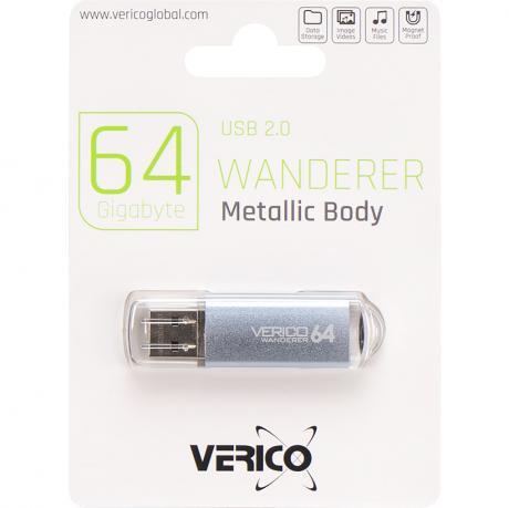 Флешка Verico USB 64Gb Wanderer SkyBlue 600784 Флешка Verico USB 64Gb Wanderer SkyBlue 600784