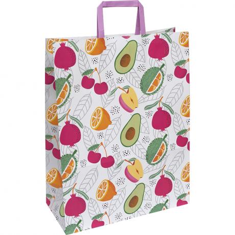 Пакет паперовий КРАФТ білий 32х15х42см KGB 324215-34 Пакет паперовий КРАФТ білий 32х15х42см KGB 324215-34