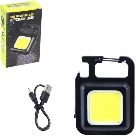 Ліхтар-брелок 23г COB LED акумуляторний з магнітом та карабіном C001-S Ліхтар-брелок 23г COB LED акумуляторний з магнітом та карабіном C001-S